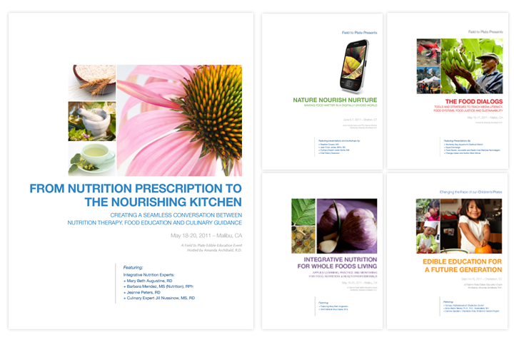 Field to Plate Program Design