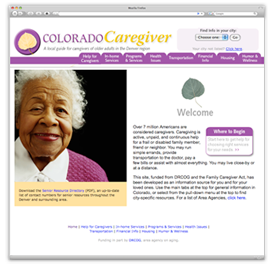 Colorado Caregiver Website