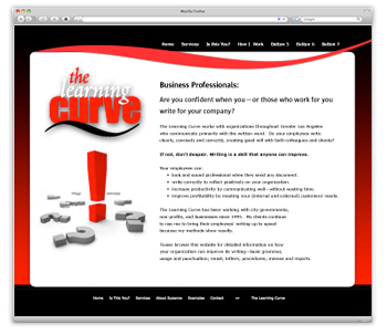 the learning curve home page