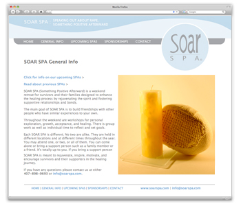 SOAR SPA Home page