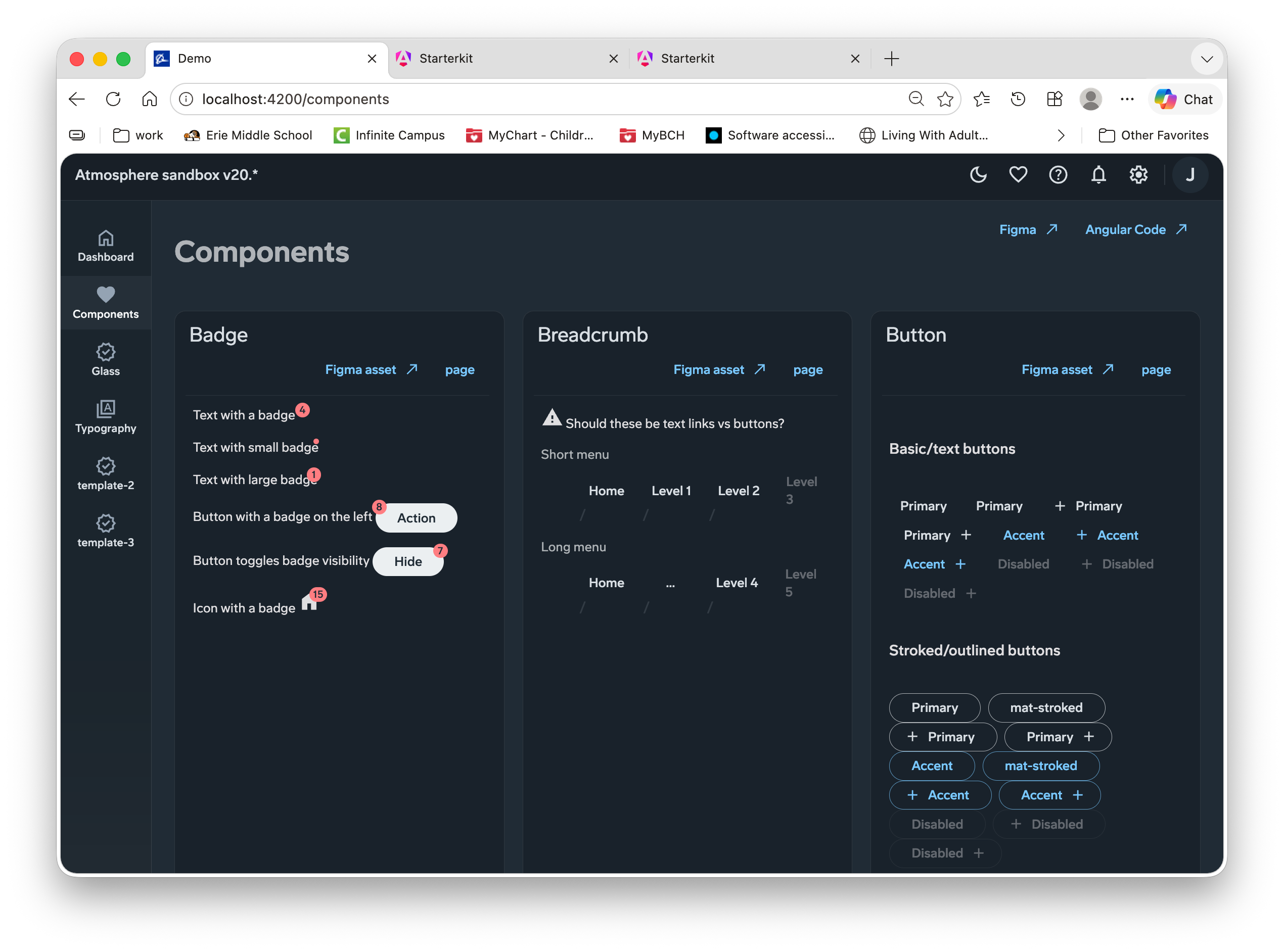 Boeing Design System components